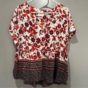 Maeve Multicolor Floral Blouse
